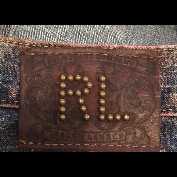 Vintage/Retro Ralph Lauren Lace Up Signature Jeans, Size: 6 - Picture 6 of 8
